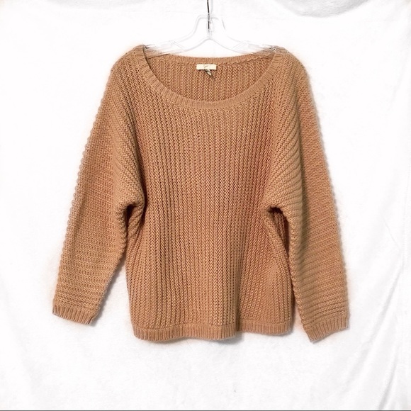 Joie Sweaters - Joie Chunky Tan Sweater (H)